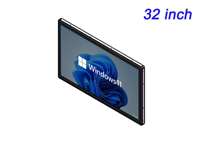 Màn hình tích hợp Windows 32 inch cho hệ thống giám sát, màn hình sân bay, bảng điều khiển giao thông công cộng và giám sát công nghiệp