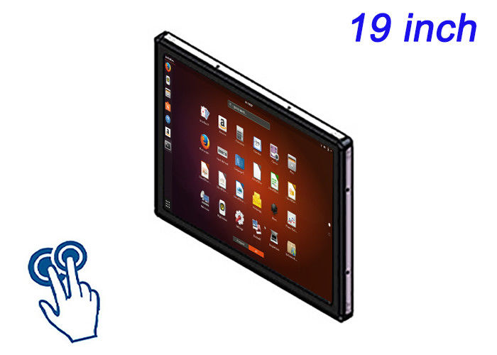 Màn hình cảm ứng Linux 19-inch được nhúng cho Tự động hóa kho, Hệ thống giám sát năng lượng, Bảng điều khiển và màn hình giao thông công cộng