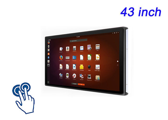 Màn hình cảm ứng được nhúng Linux 43 inch cho Tự động hóa công nghiệp, Kiosk thành phố thông minh, giao diện chăm sóc sức khỏe và phòng chỉ huy