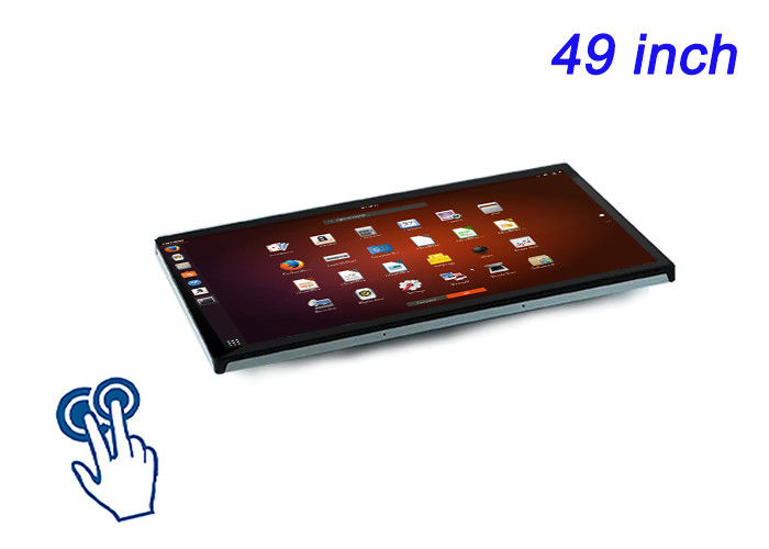Màn hình đính kèm cảm ứng Linux 49 inch cho biển báo kỹ thuật số, giải pháp họp của công ty, giám sát cơ sở và bảng điều khiển vận chuyển