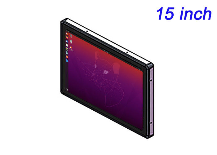 Màn hình nhúng Linux 15 inch cho giao diện vận chuyển, biển báo kỹ thuật số, bảng điều khiển sản xuất và quản lý cơ sở